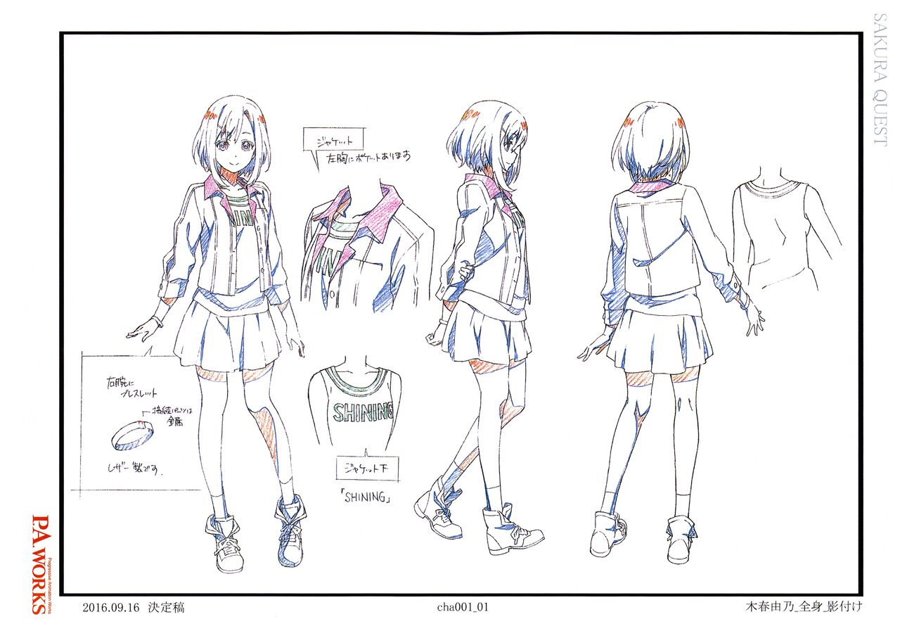 Sakura Quest Settei page 2 full