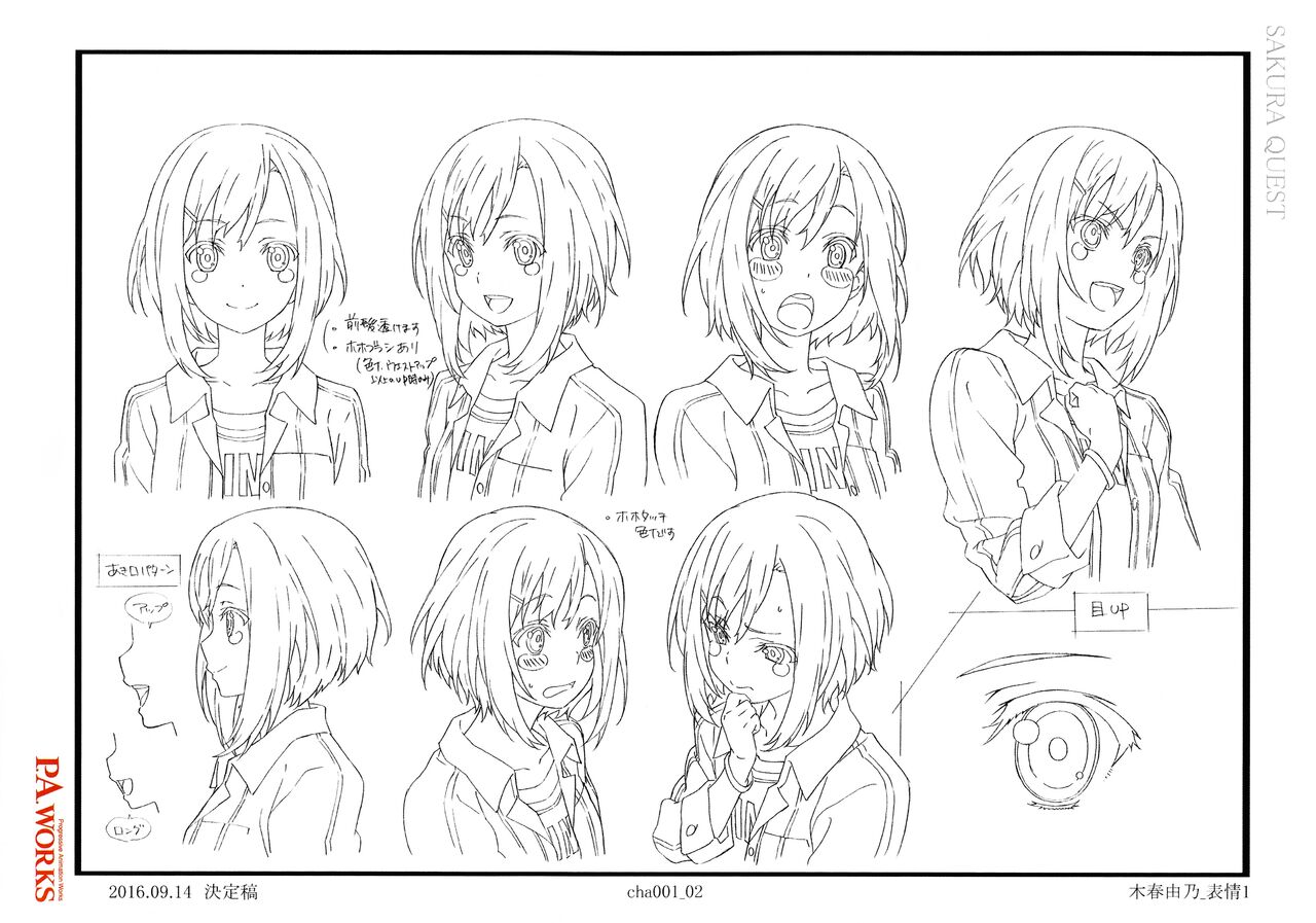 Sakura Quest Settei page 3 full