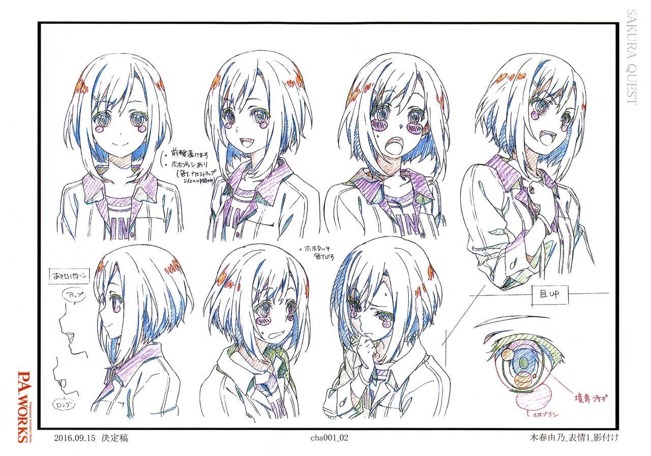 Sakura Quest Settei page 4 full