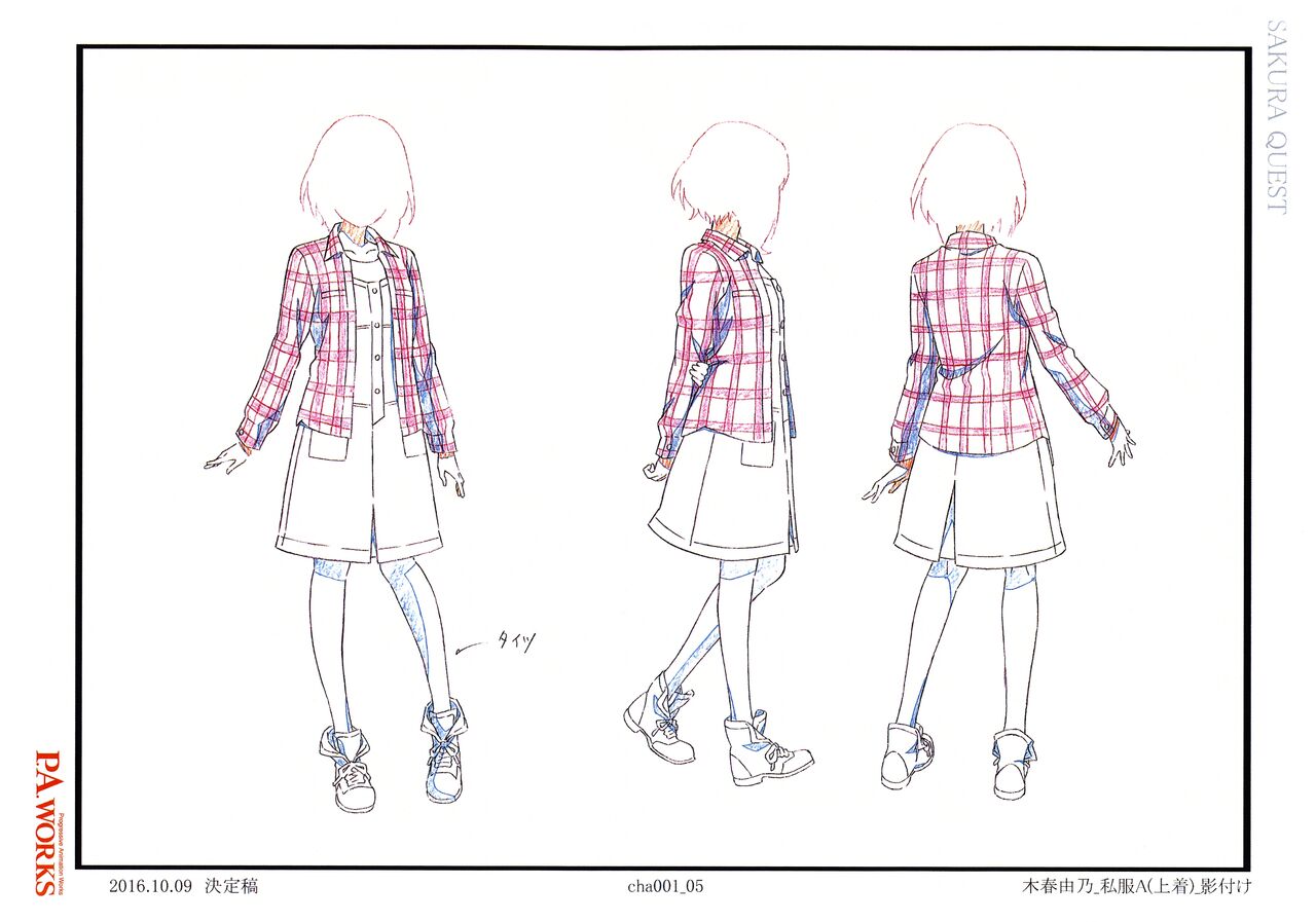 Sakura Quest Settei page 6 full