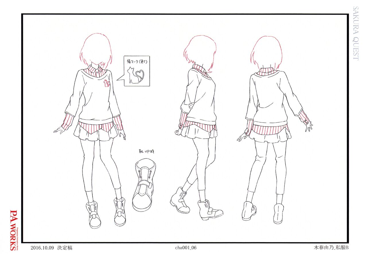 Sakura Quest Settei page 9 full