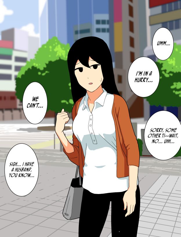 Mob-gao Hitozuma 2-koma-ochi CG Shuu | Mob-faced Married Women Instant Loss 2-Koma page 10 full