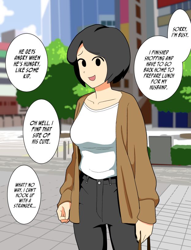 Mob-gao Hitozuma 2-koma-ochi CG Shuu | Mob-faced Married Women Instant Loss 2-Koma page 6 full