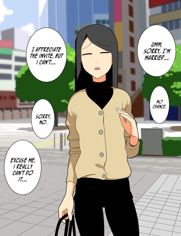 Mob-gao Hitozuma 2-koma-ochi CG Shuu | Mob-faced Married Women Instant Loss 2-Koma page 8 full