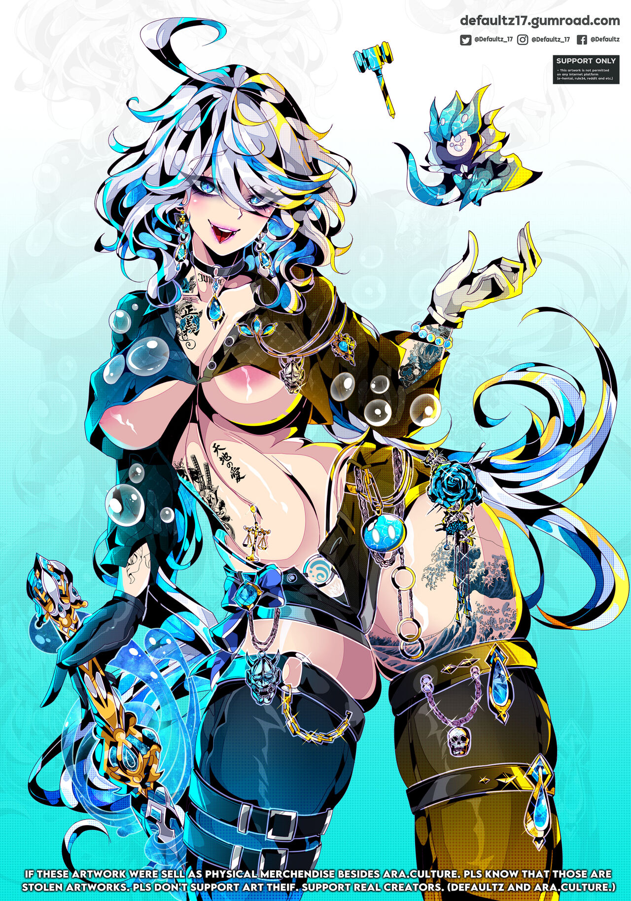 2023 Furina Genshin Impact Gumroad Rewards page 6 full
