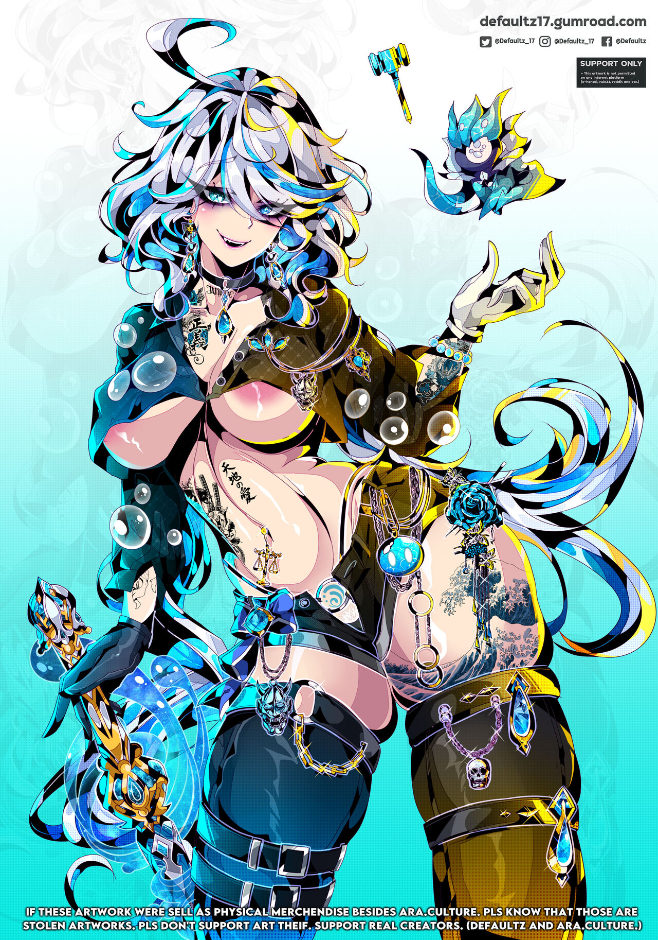 2023 Furina Genshin Impact Gumroad Rewards page 7 full