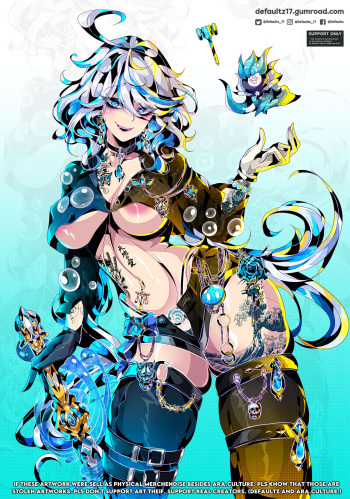 2023 Furina Genshin Impact Gumroad Rewards cover