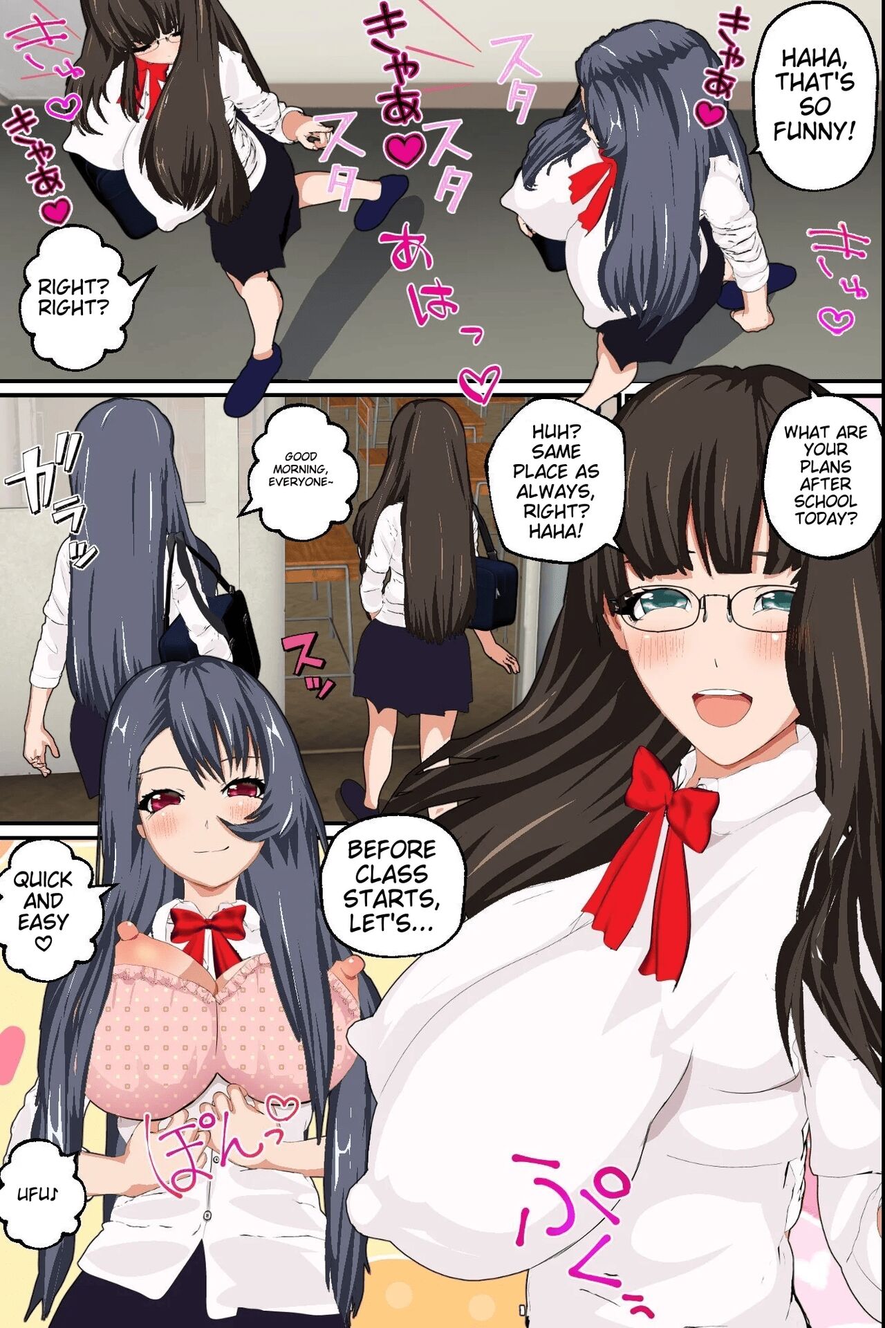 Joushiki ga Henkan sareta rashii Gakuen de Joshi-tachi ni Hentai Koui o sase makutte Harem shichatta Hanashi page 4 full