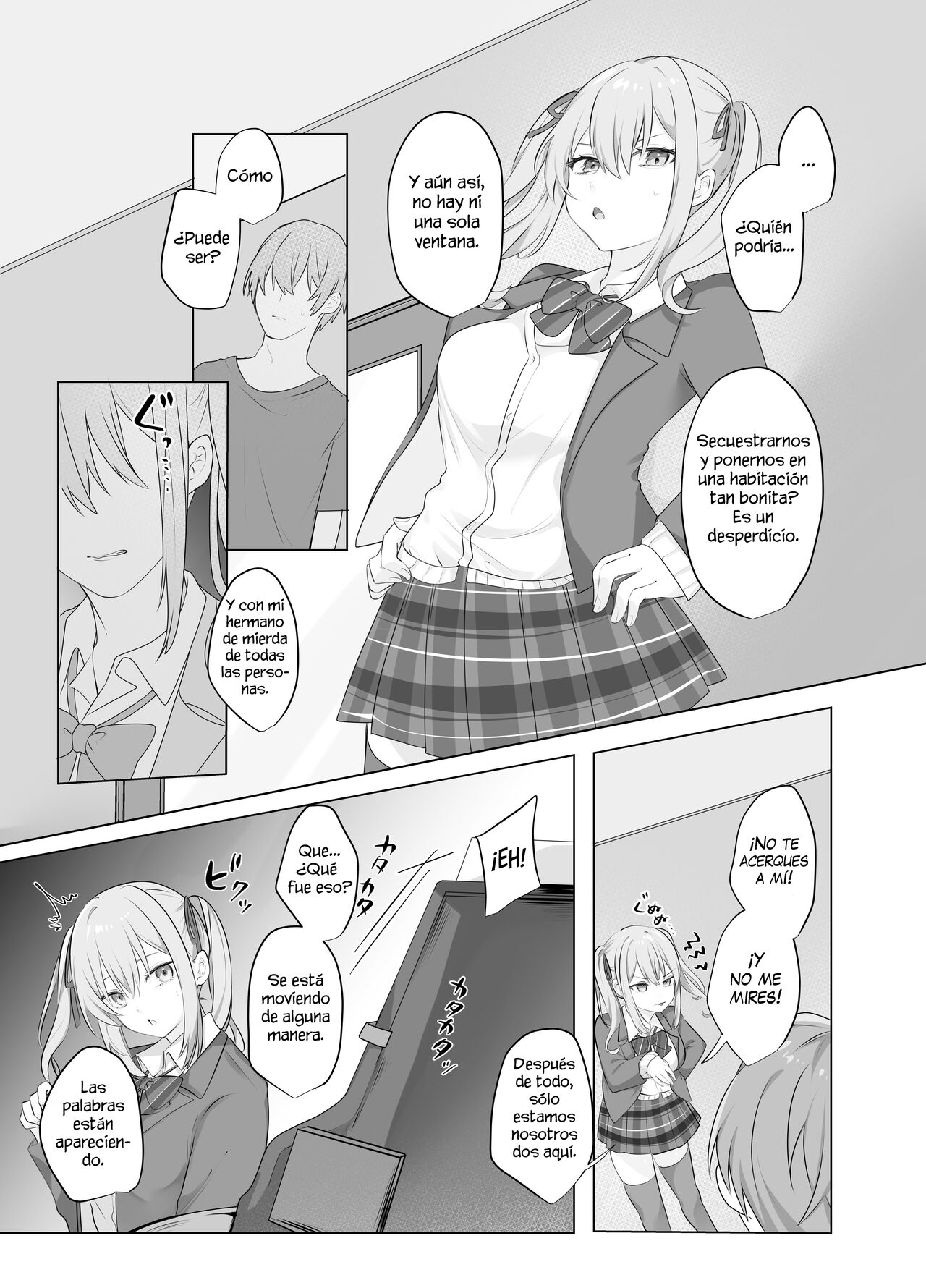 Sex Shinai to Derarenai Heya ni Naka no Warui Imouto to Tojikomerareru | Atrapado en una Habitación Cerrada para Tener Sexo con la Perra de tu Hermana Pequeña page 6 full