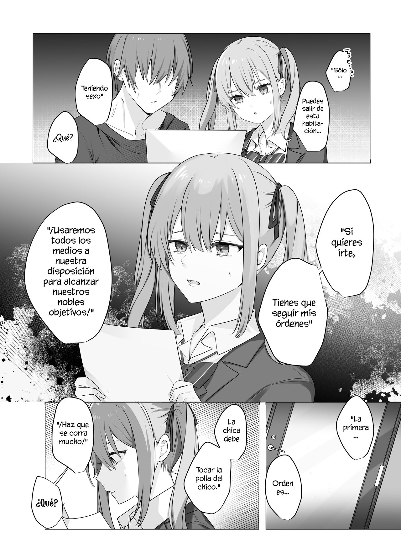 Sex Shinai to Derarenai Heya ni Naka no Warui Imouto to Tojikomerareru | Atrapado en una Habitación Cerrada para Tener Sexo con la Perra de tu Hermana Pequeña page 7 full