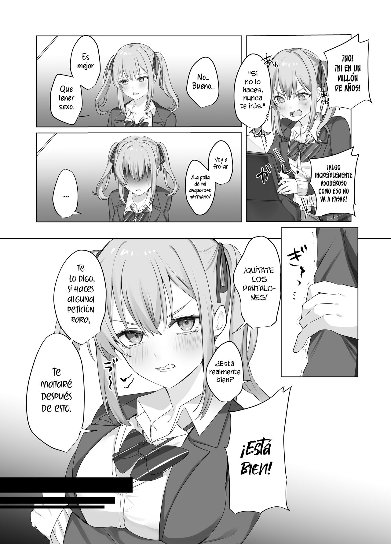 Sex Shinai to Derarenai Heya ni Naka no Warui Imouto to Tojikomerareru | Atrapado en una Habitación Cerrada para Tener Sexo con la Perra de tu Hermana Pequeña page 8 full