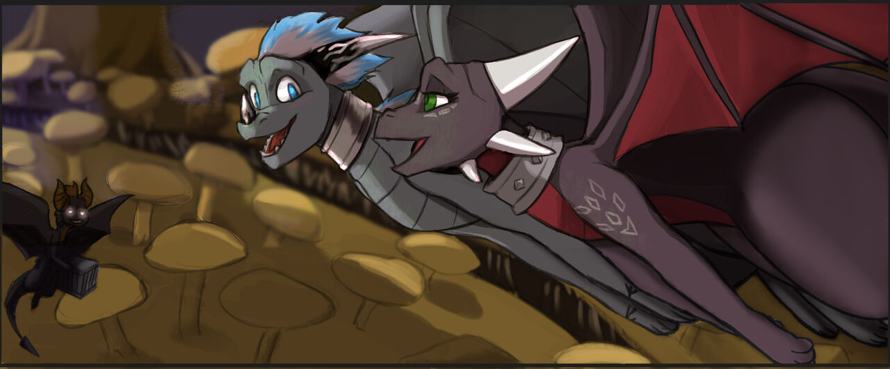 Luna, Cynder, Dark, and a Cage page 1 full