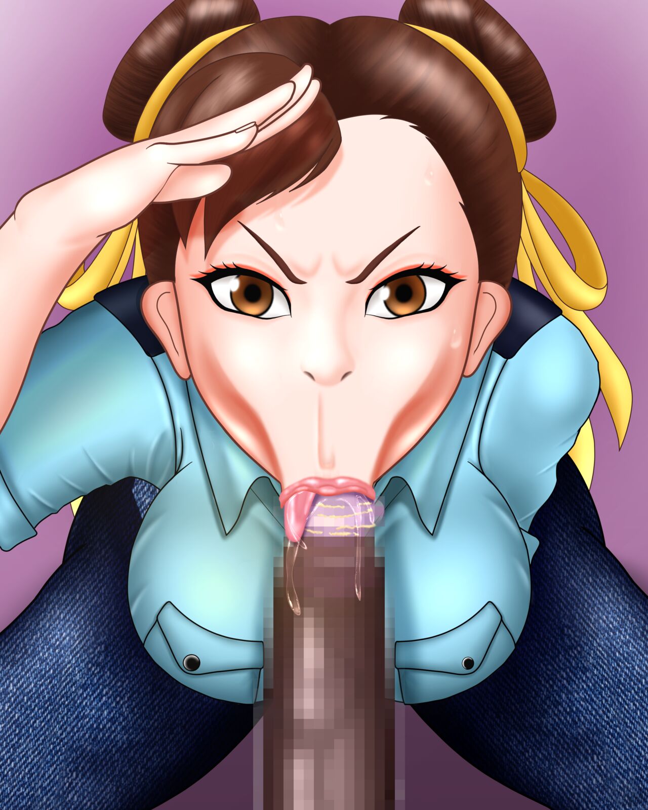 Chun-Li Hyottoko Fellatio page 10 full