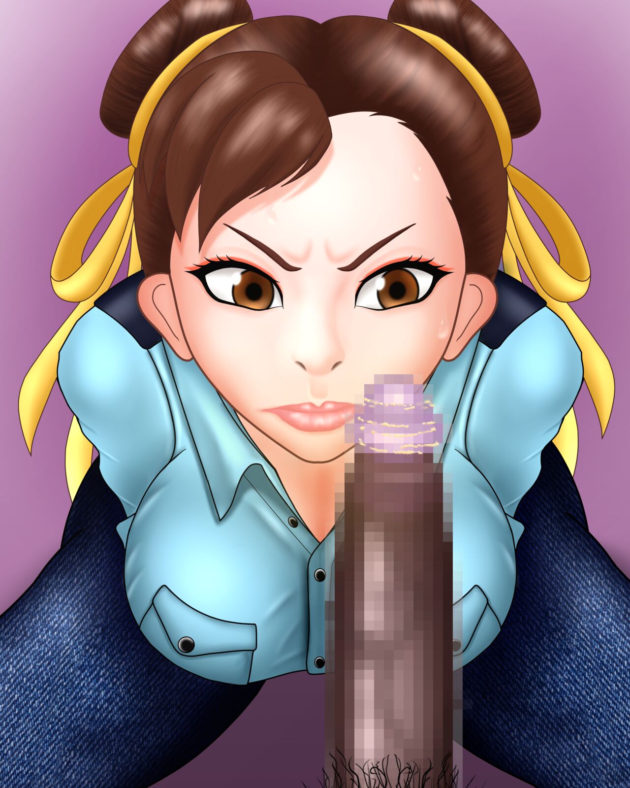 Chun-Li Hyottoko Fellatio page 9 full