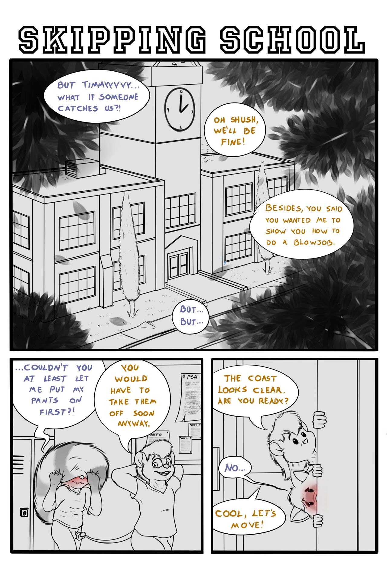 Skipping School page 1 full