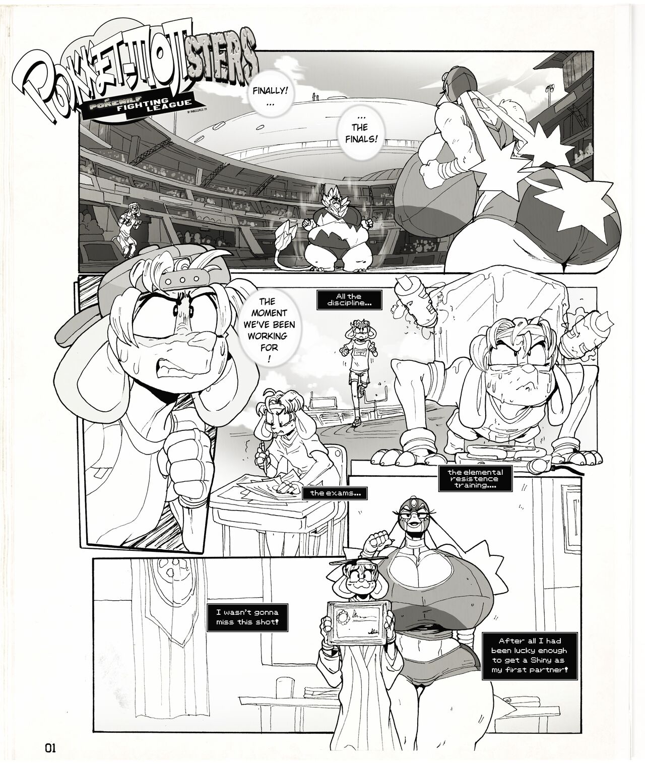 Pokket Momsters page 1 full