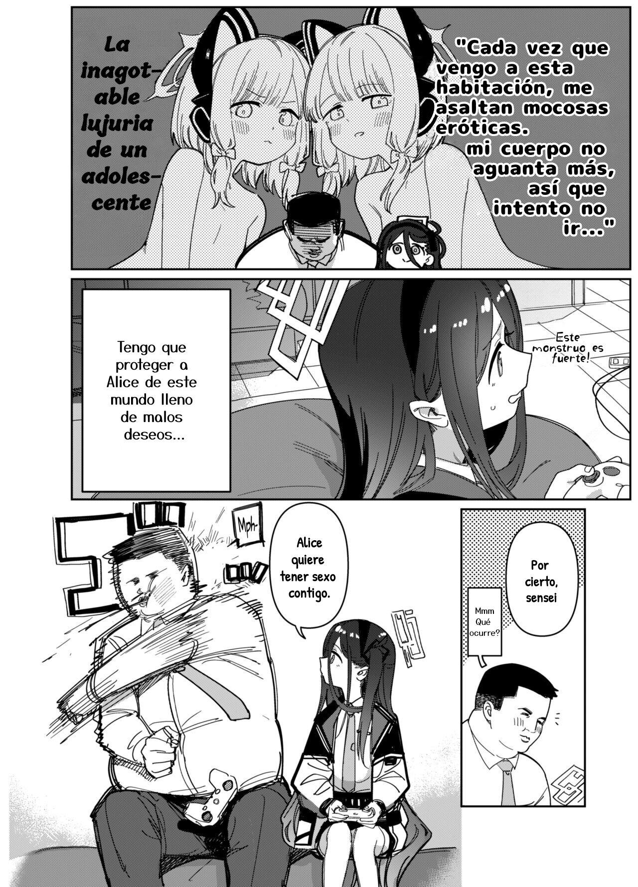 Sensei wa Yowai node Alice ga Mamorimasu! - Cuz sensei too weak, Aris will protect you!   | El Sensei es Débil Asíque Alice lo Protegerá! page 3 full