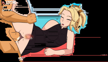 Mercy Dripping Creampies Thick Thighs GIF Cumpilation cover