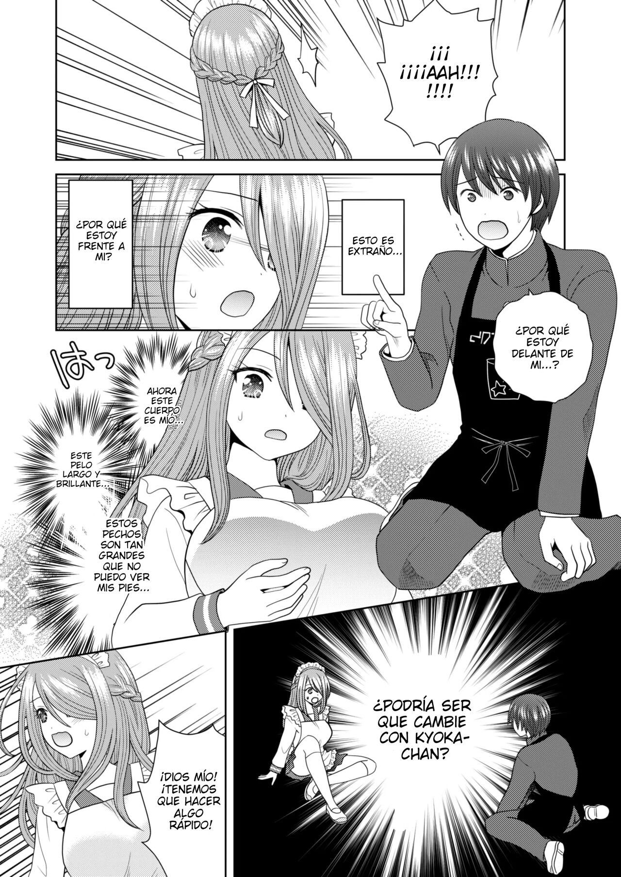 Bunkasai de Danjoshuudan Irekawari!!  | Intercambio de cuerpos en un festival cultural page 10 full