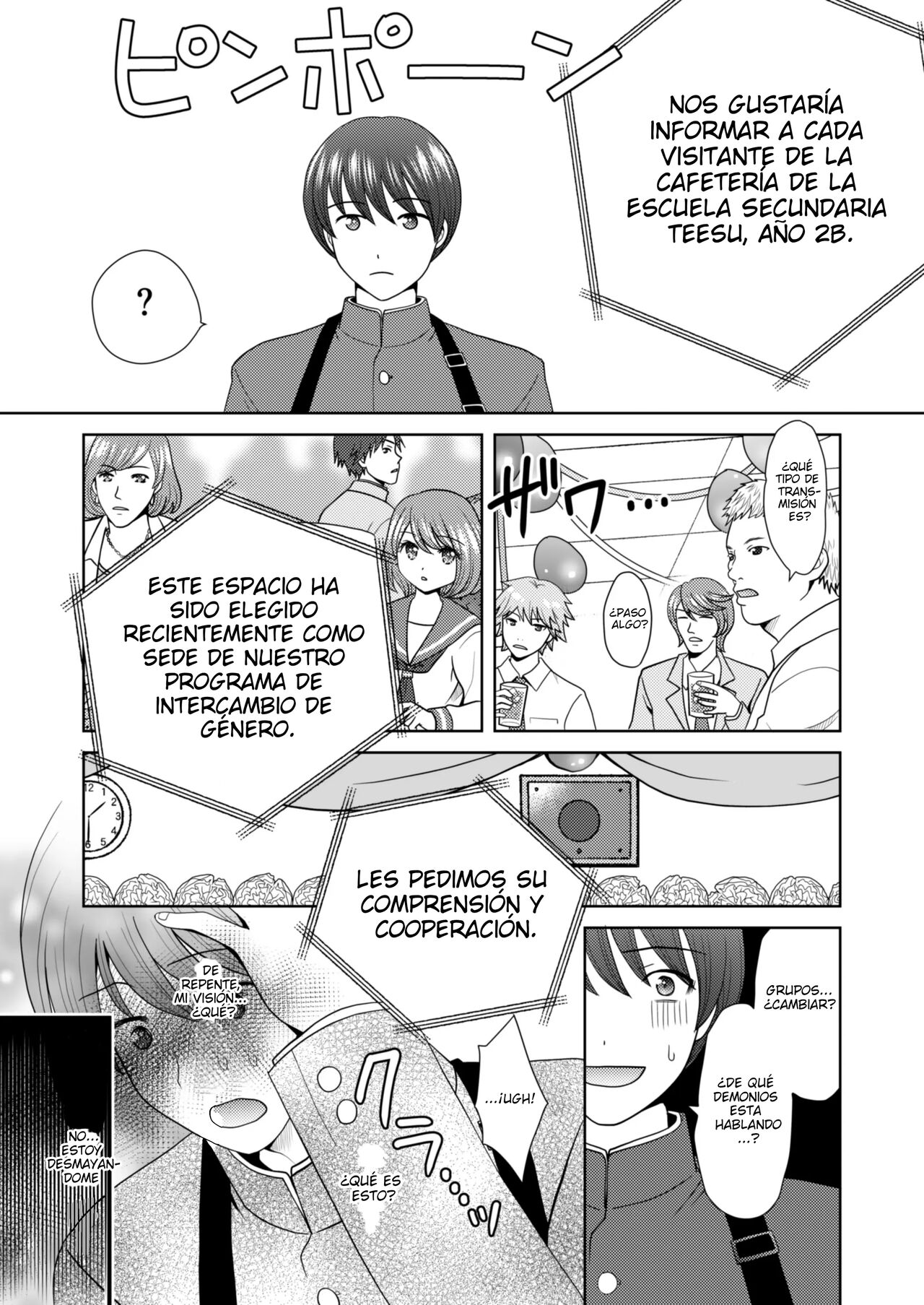 Bunkasai de Danjoshuudan Irekawari!!  | Intercambio de cuerpos en un festival cultural page 8 full