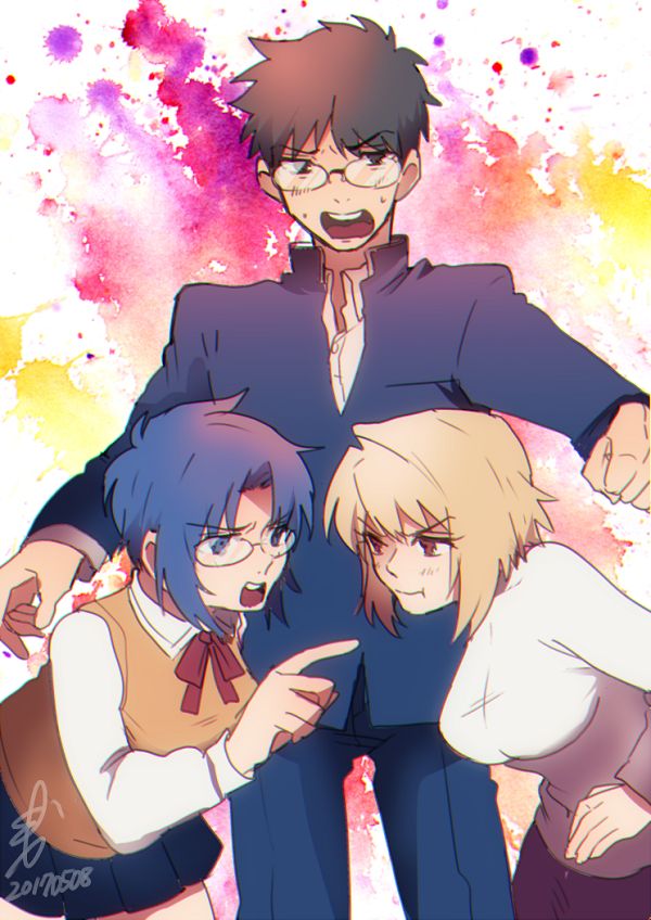 Shiki x Arcueid and Ciel page 1 full