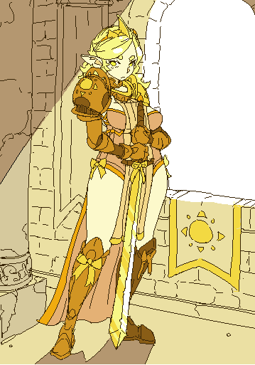 Pixel Sketch Girls page 4 full
