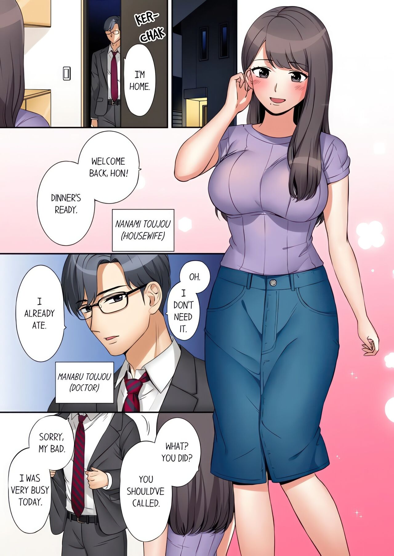 "Ato 3-kai wa Ikeru yo ne?" Otto no Kitaku Mae, Zetsurin Gitei ni Nando mo Hametaosareru Tsuma page 2 full