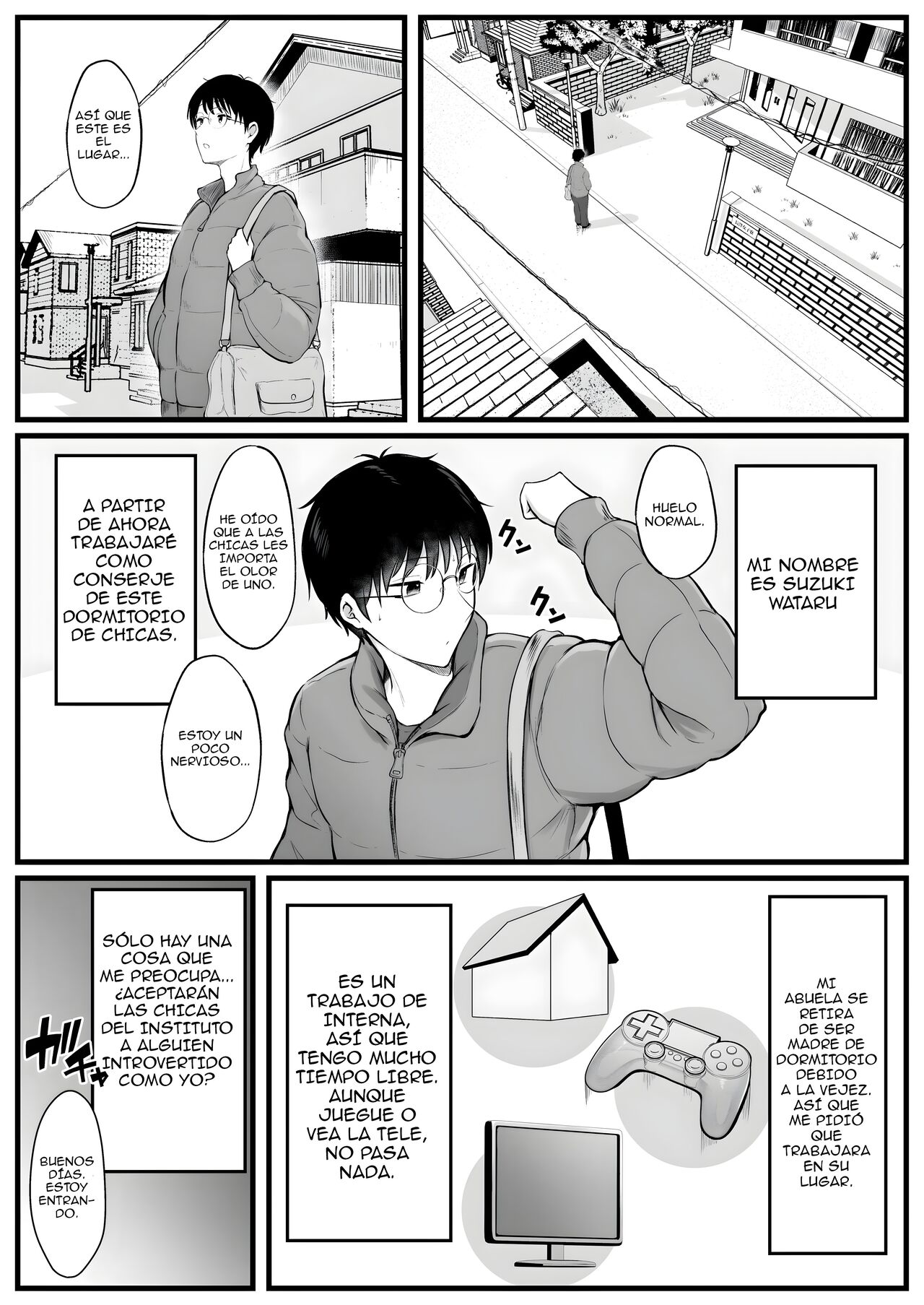 Joshiryou Kanrinin no Boku wa Gal Ryousei ni Furimawasarete masu 1-2 | Influenciado por las Gals del dormitorio de chicas que administro Parte 1 y 2 page 3 full