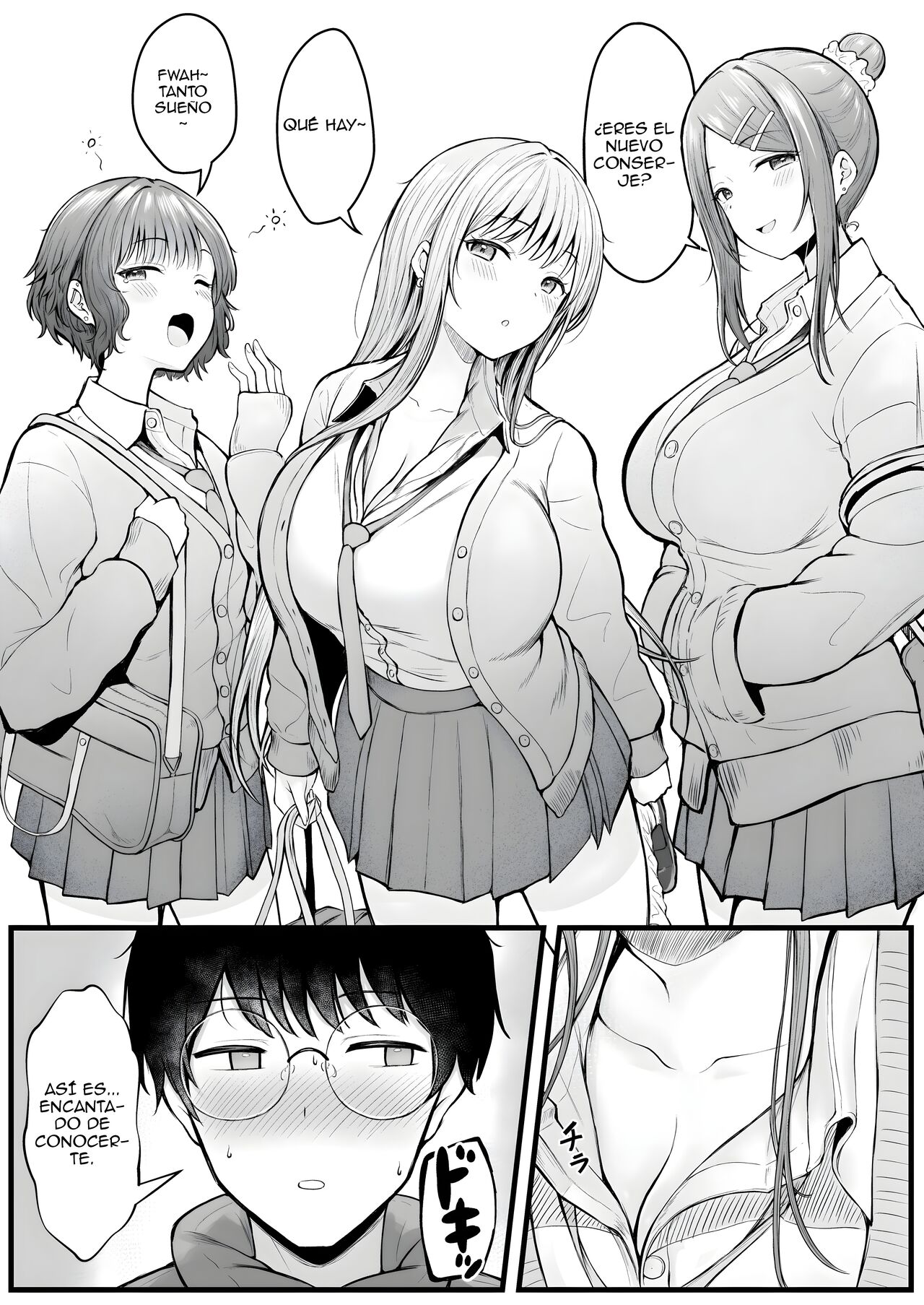 Joshiryou Kanrinin no Boku wa Gal Ryousei ni Furimawasarete masu 1-2 | Influenciado por las Gals del dormitorio de chicas que administro Parte 1 y 2 page 4 full