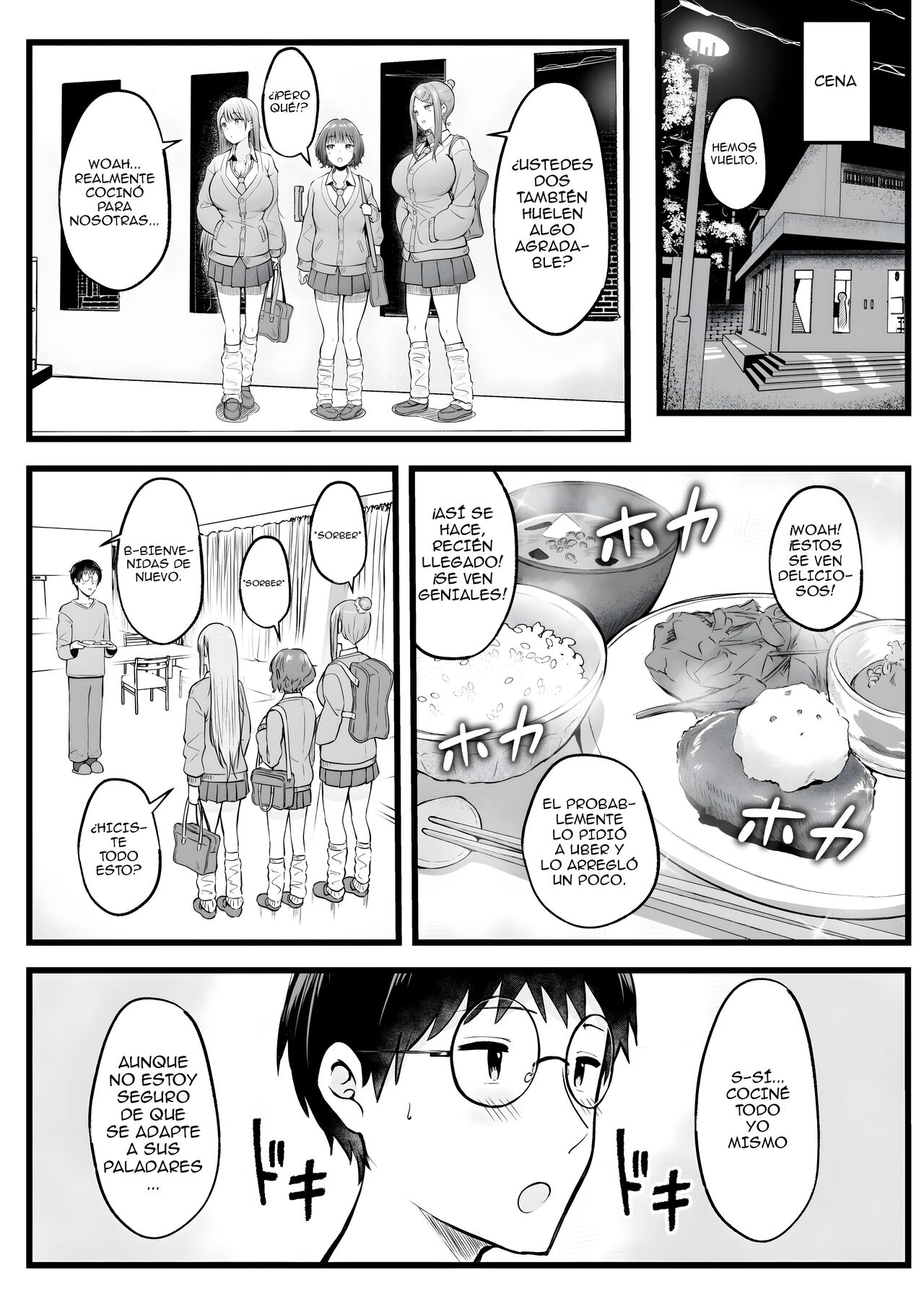 Joshiryou Kanrinin no Boku wa Gal Ryousei ni Furimawasarete masu 1-2 | Influenciado por las Gals del dormitorio de chicas que administro Parte 1 y 2 page 8 full