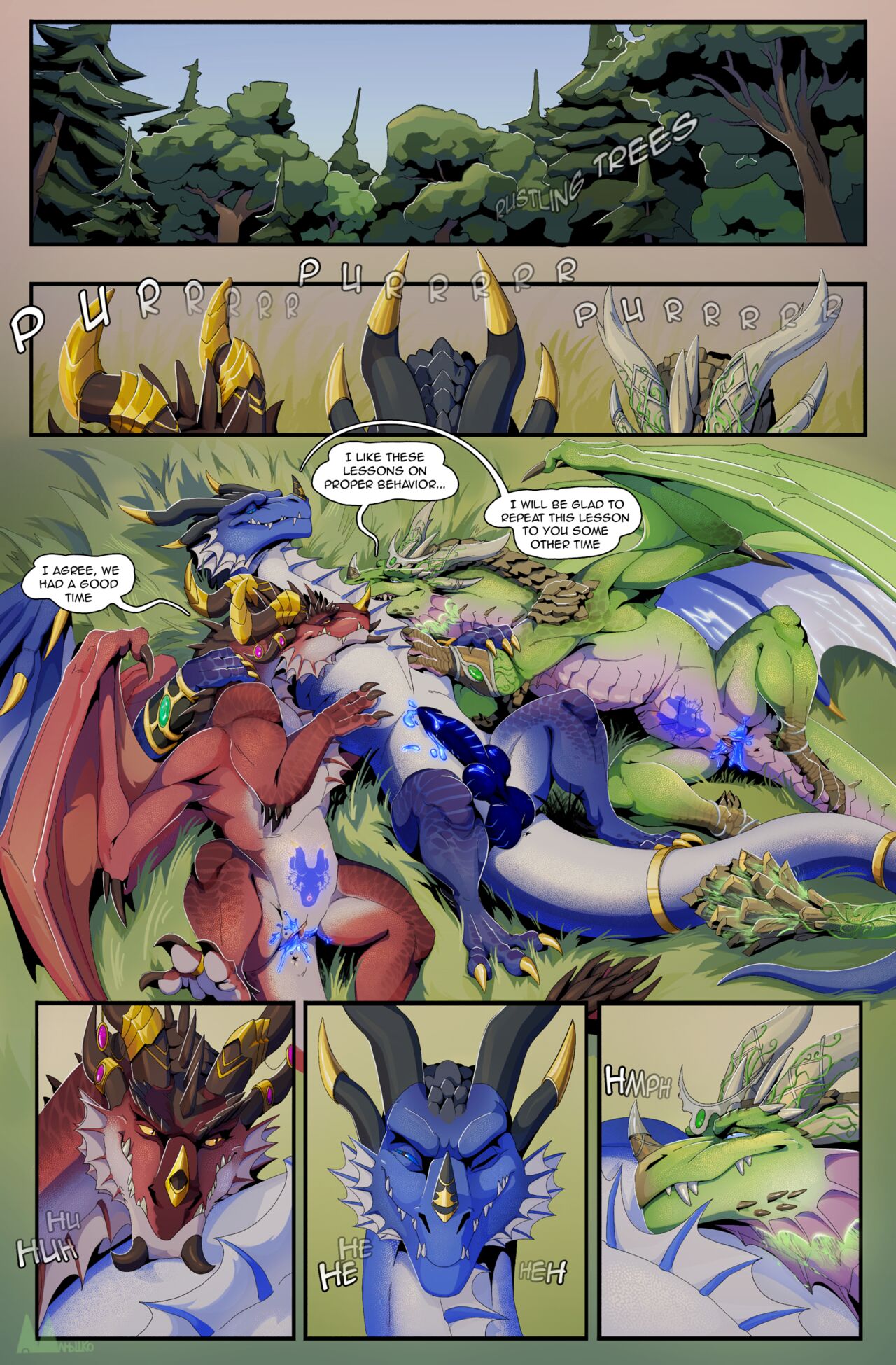 Threesome in the forest page 4 full