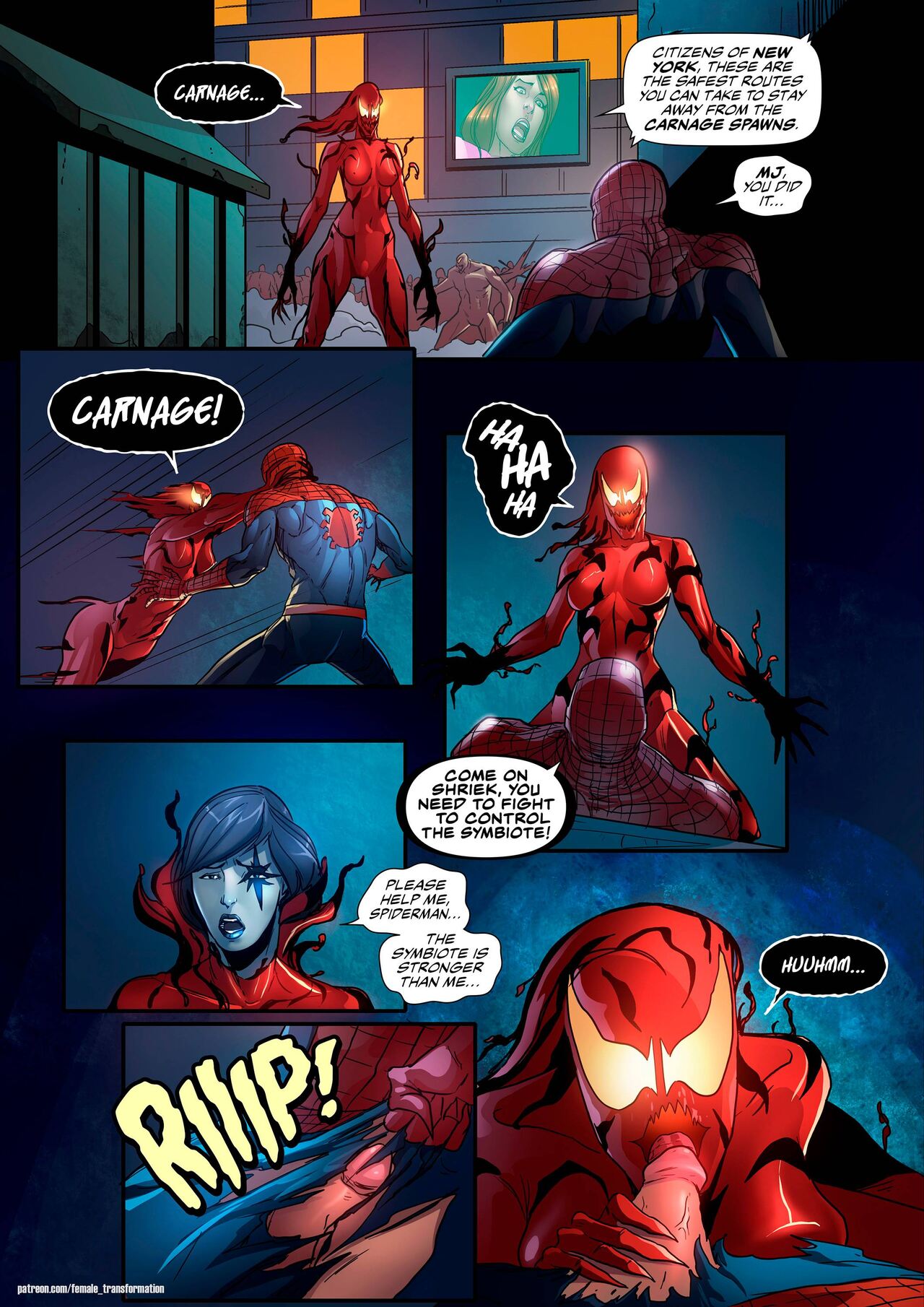 Symbiote Queen: Complete Edition page 8 full