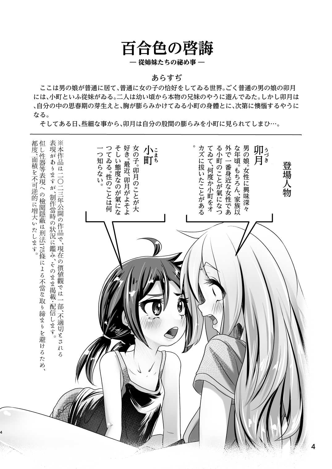 イトコのヒメゴト ――エッチしたい男の娘と エッチを知らない女の子の 初めてのエッチ―― page 4 full