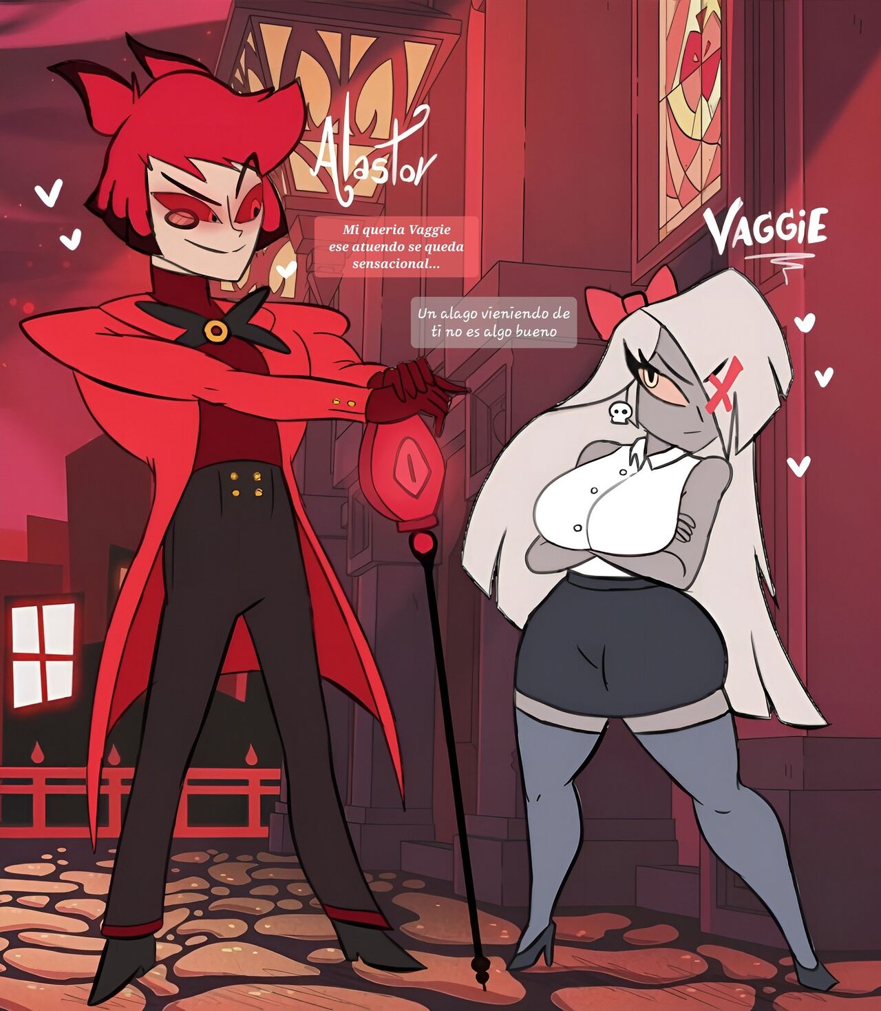 Alastor x Vaggie page 1 full