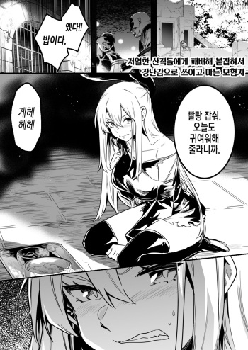 Gesu na Sanzoku-tachi ni Makete Tsukamatte Omocha ni Sarechau Boukensha-chan | 저열한 산적들에게 패배해 붙잡혀서 장난감으로 쓰이고 마는 모험자 cover
