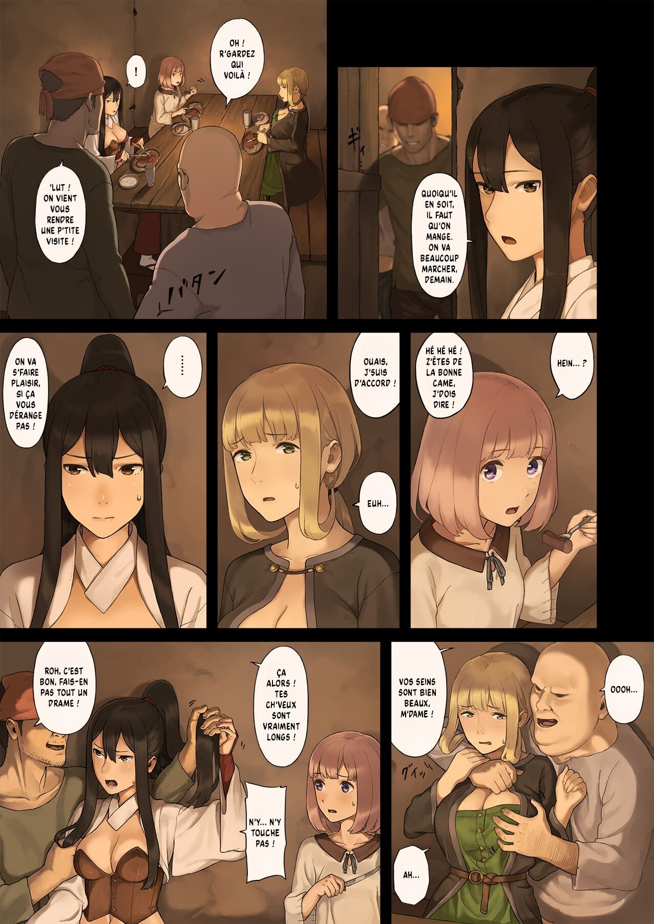 Onna Boukensha-tachi ga Sabaku no Oasis ni Tachiyoru to... page 10 full