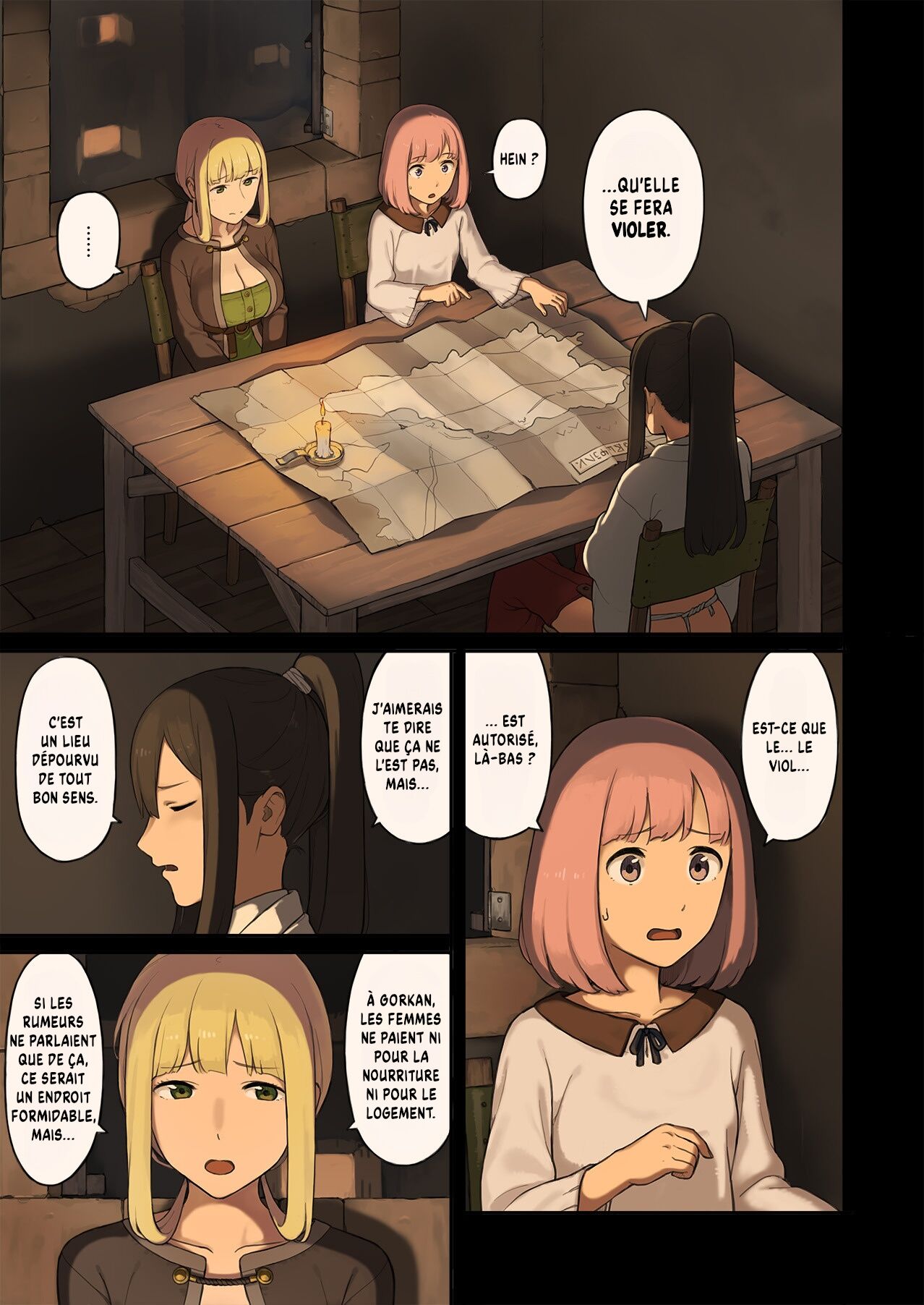 Onna Boukensha-tachi ga Sabaku no Oasis ni Tachiyoru to... page 4 full