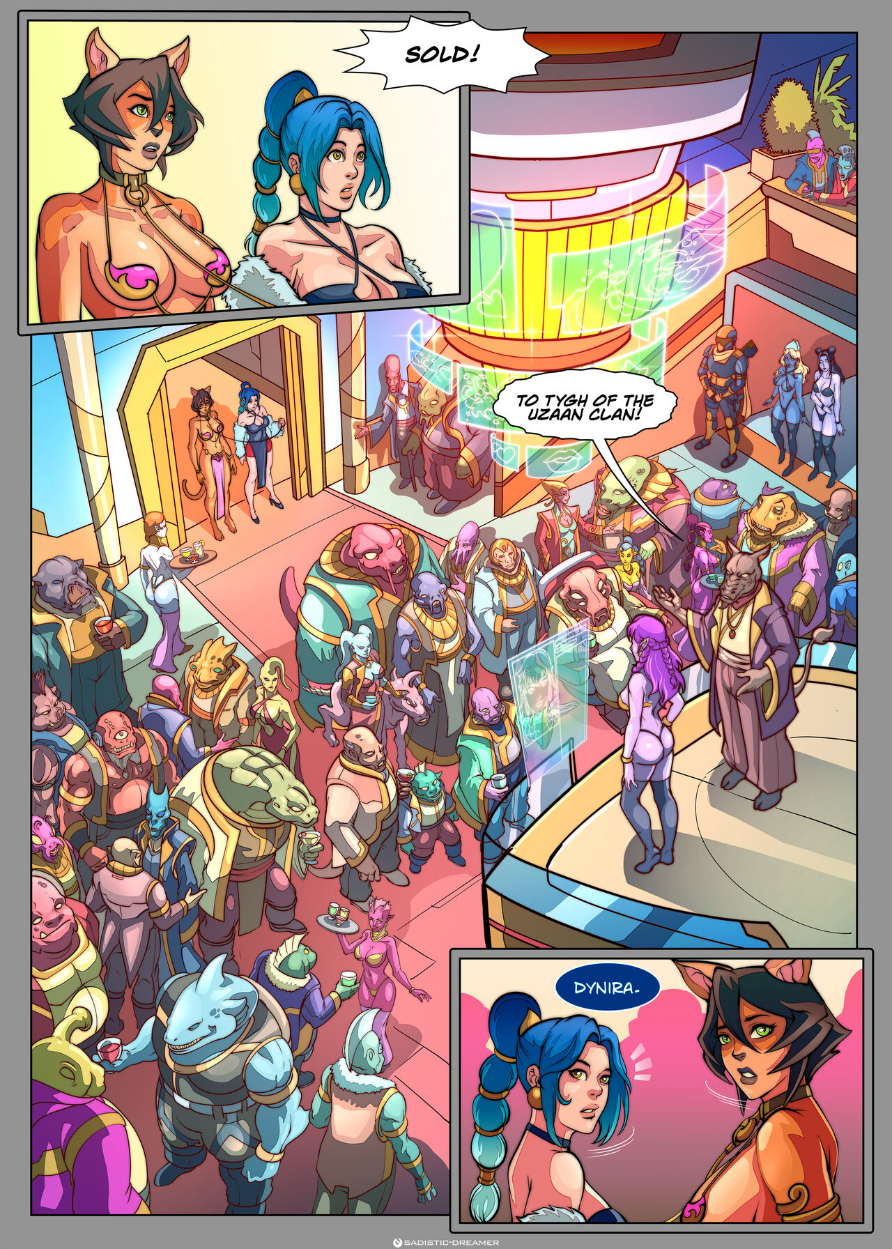 Yuki: Space Assassin, Issue #4: The Auction page 6 full