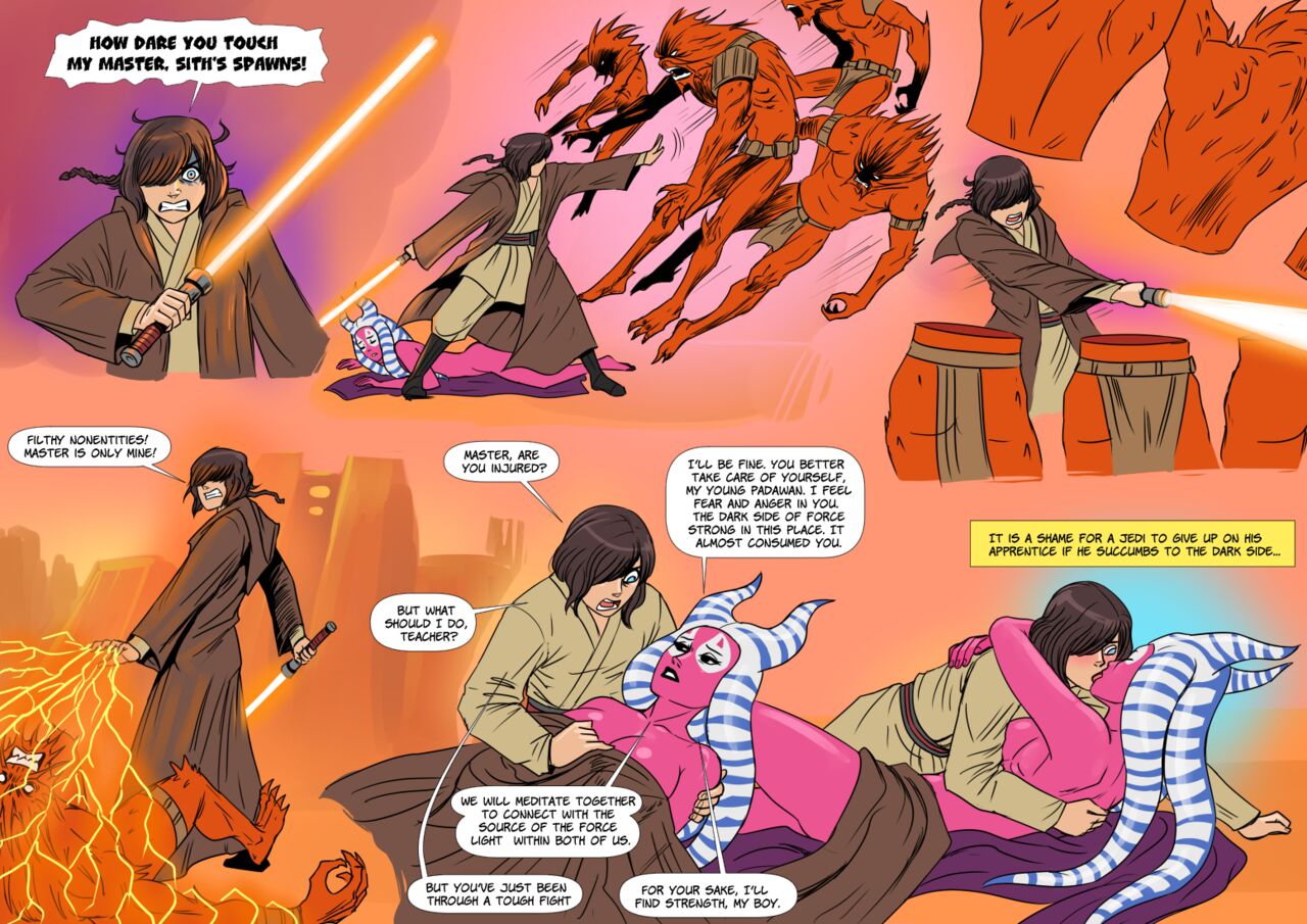 Togruta jedi and her padawan page 9 full