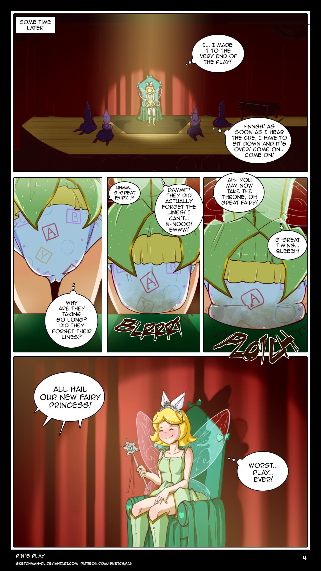 Artist - SketchMan-DL / Rin's Play - FULL COMIC page 4 full