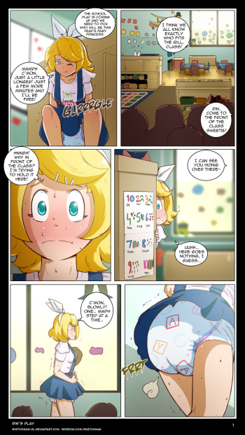 Artist - SketchMan-DL / Rin's Play - FULL COMIC cover