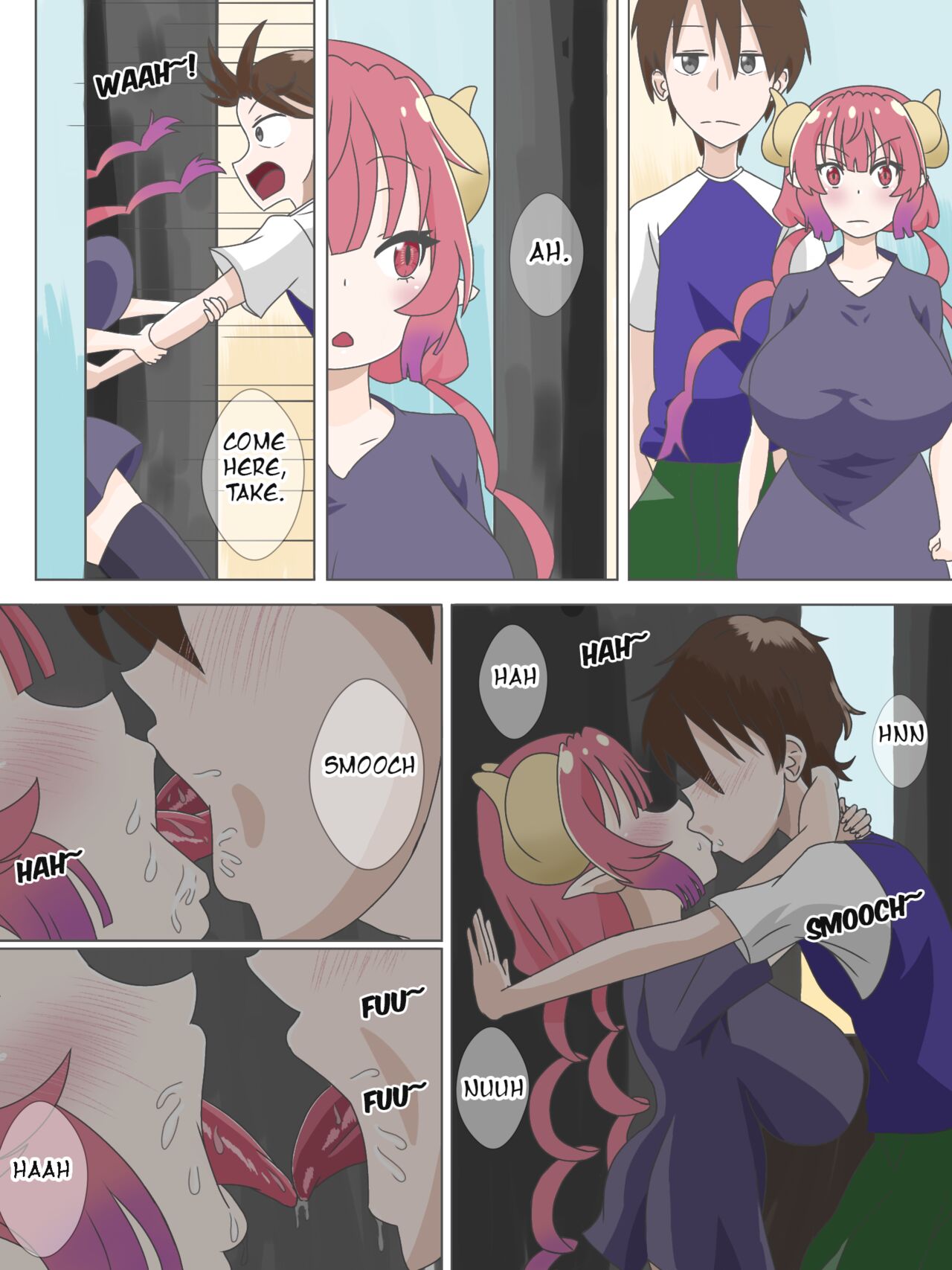 Ilulu goes to Take's house page 1 full