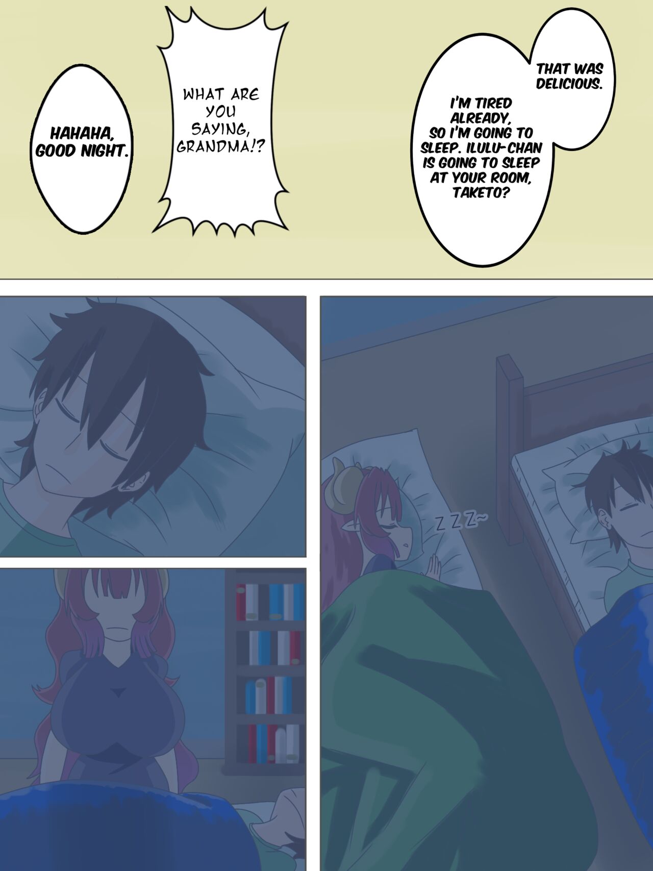 Ilulu goes to Take's house page 4 full