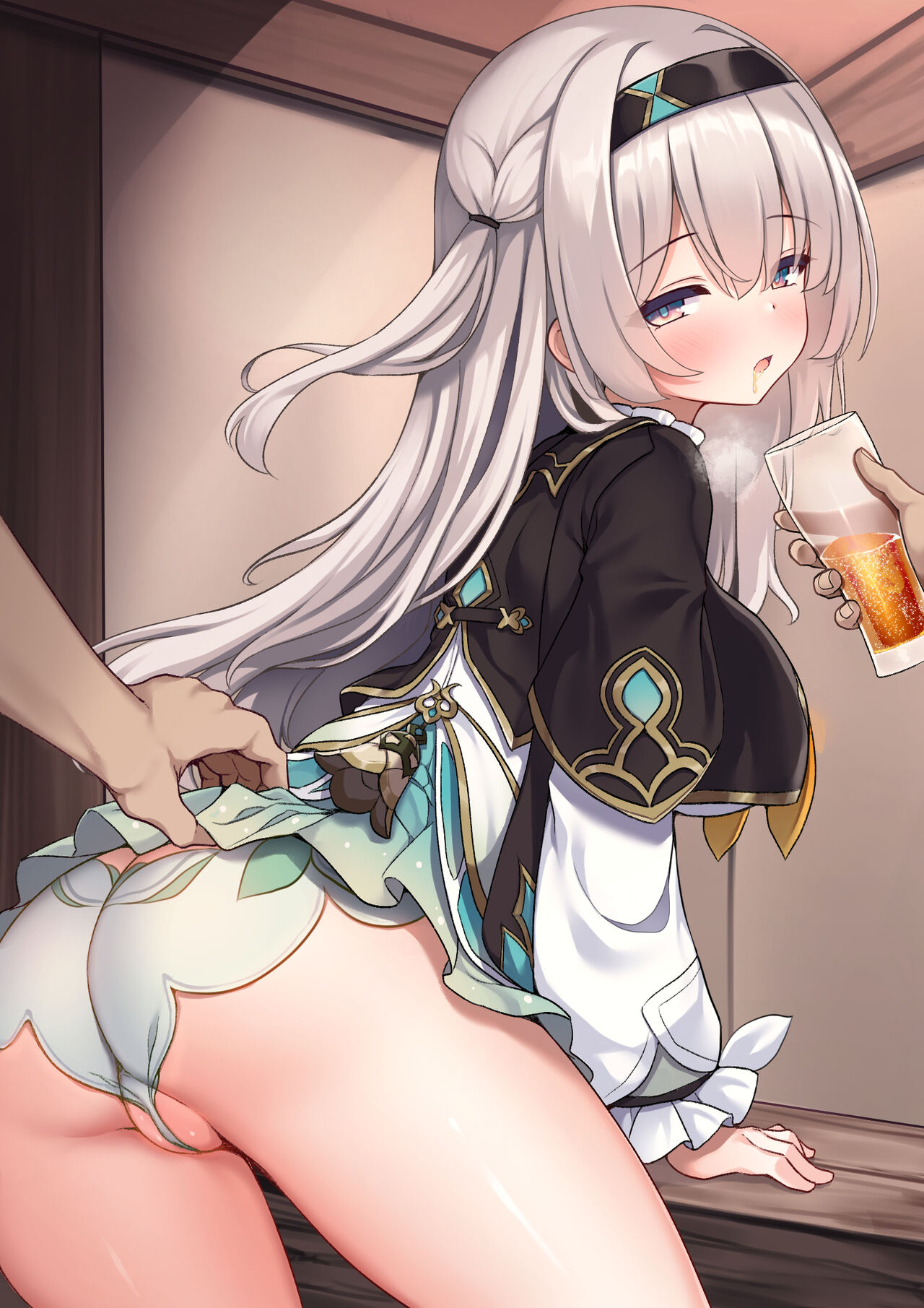 泥酔して気付かないうちに大変なことになってたホタルちゃん page 1 full