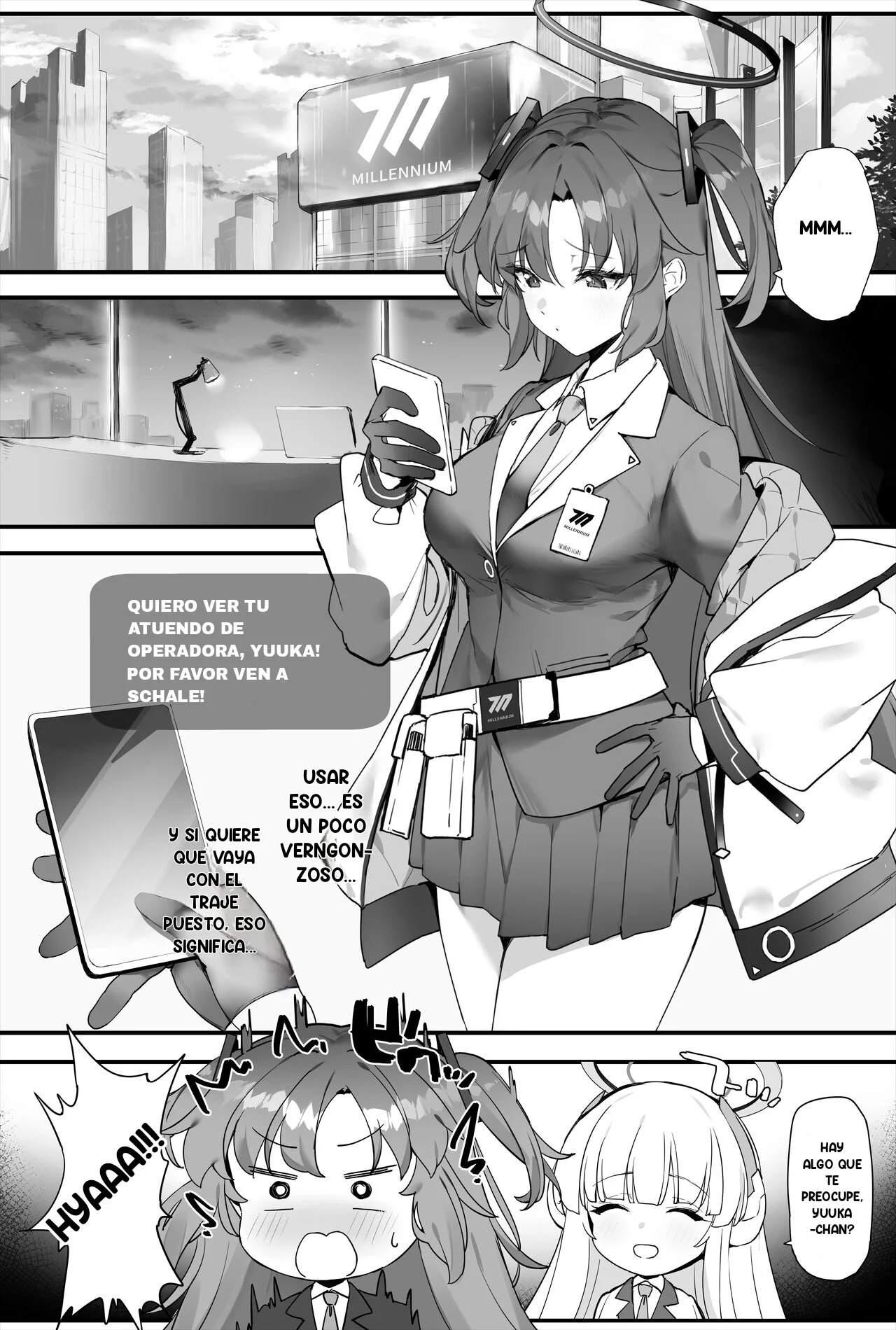 Yuuka-chan to Ichaicha Suru Hon | Un libro sobre coquetear con Yuuka-chan page 2 full