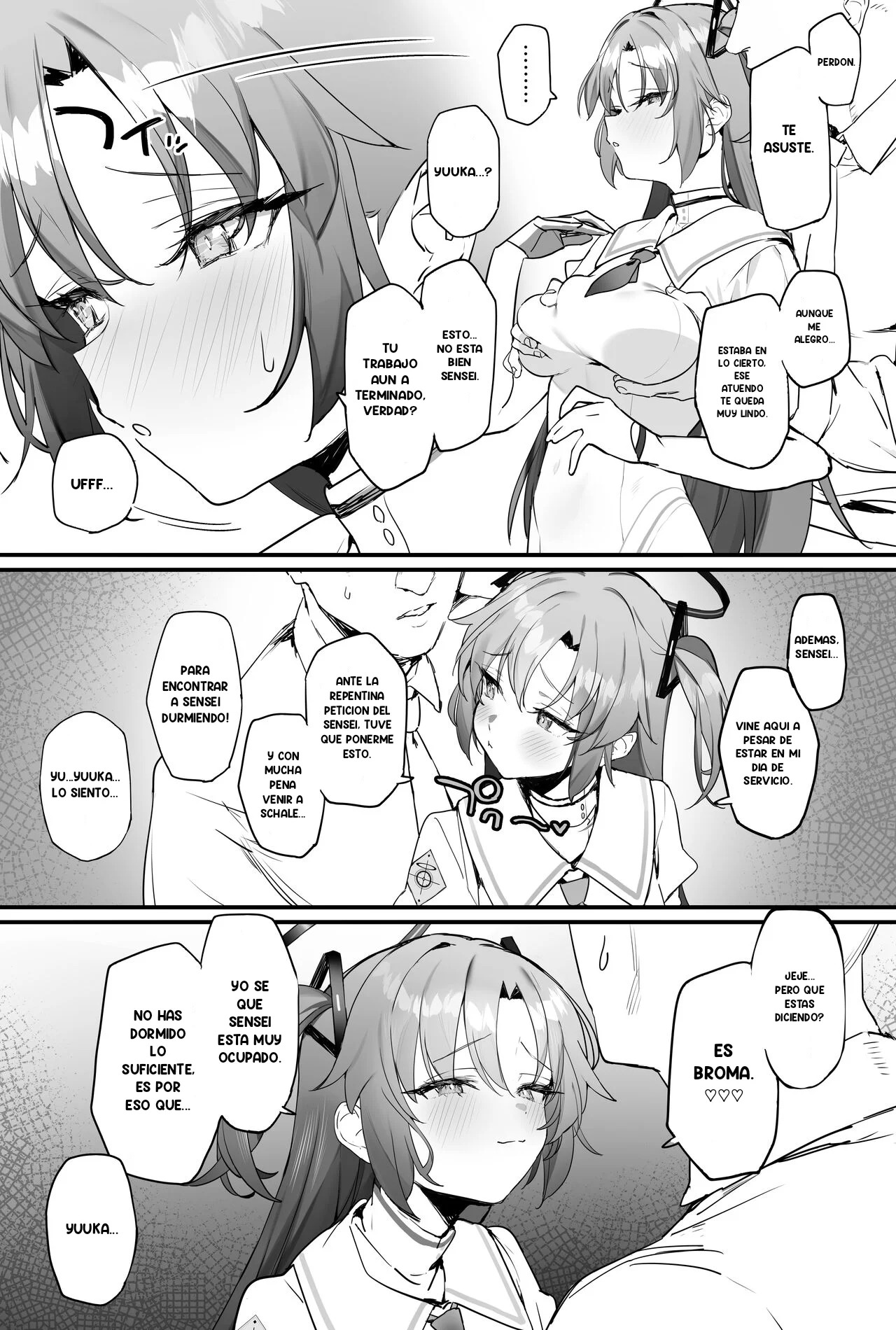Yuuka-chan to Ichaicha Suru Hon | Un libro sobre coquetear con Yuuka-chan page 6 full