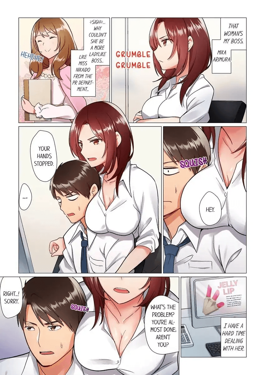 Inemuri-chou no Onna Joushi ni Kossori Sounyuu  1-3 | Stealthily Fucking My Dozing Boss  1-3 page 3 full