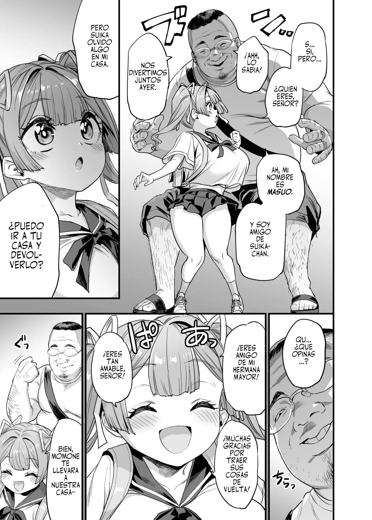 Paihame Kazoku 2 Momone Aiiku | Familia de tetas cogibles 2 La educacion sexual de Momone page 7 full