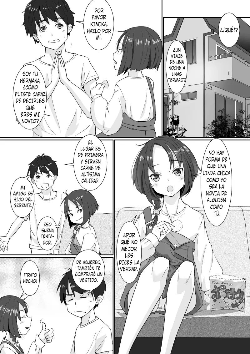 Onsen Swap Ryokou ~ Demo Koibito wa Uso de Honto wa Imouto!? | Viaje Swinger a las Aguas Termales ~ ¿¡Sólo que En Realidad no es Mi Novia, Sino Mi Hermana Menor!? page 3 full