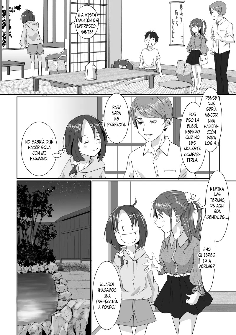 Onsen Swap Ryokou ~ Demo Koibito wa Uso de Honto wa Imouto!? | Viaje Swinger a las Aguas Termales ~ ¿¡Sólo que En Realidad no es Mi Novia, Sino Mi Hermana Menor!? page 9 full